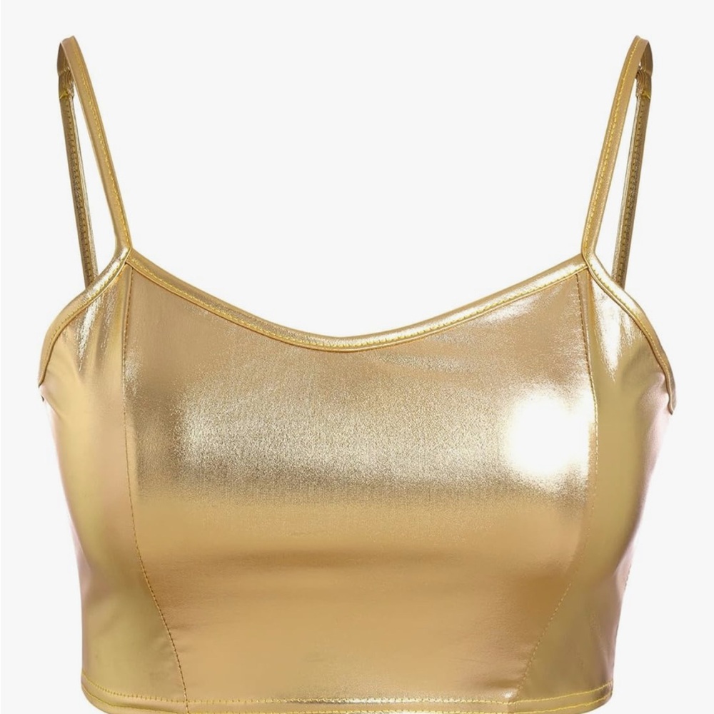 Elegant Gold Women's Camisole Top